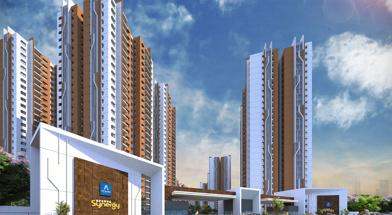 Aparna Synergy Premium 2 and 3 BHK Apartments in Nallagandla, Hyderabad