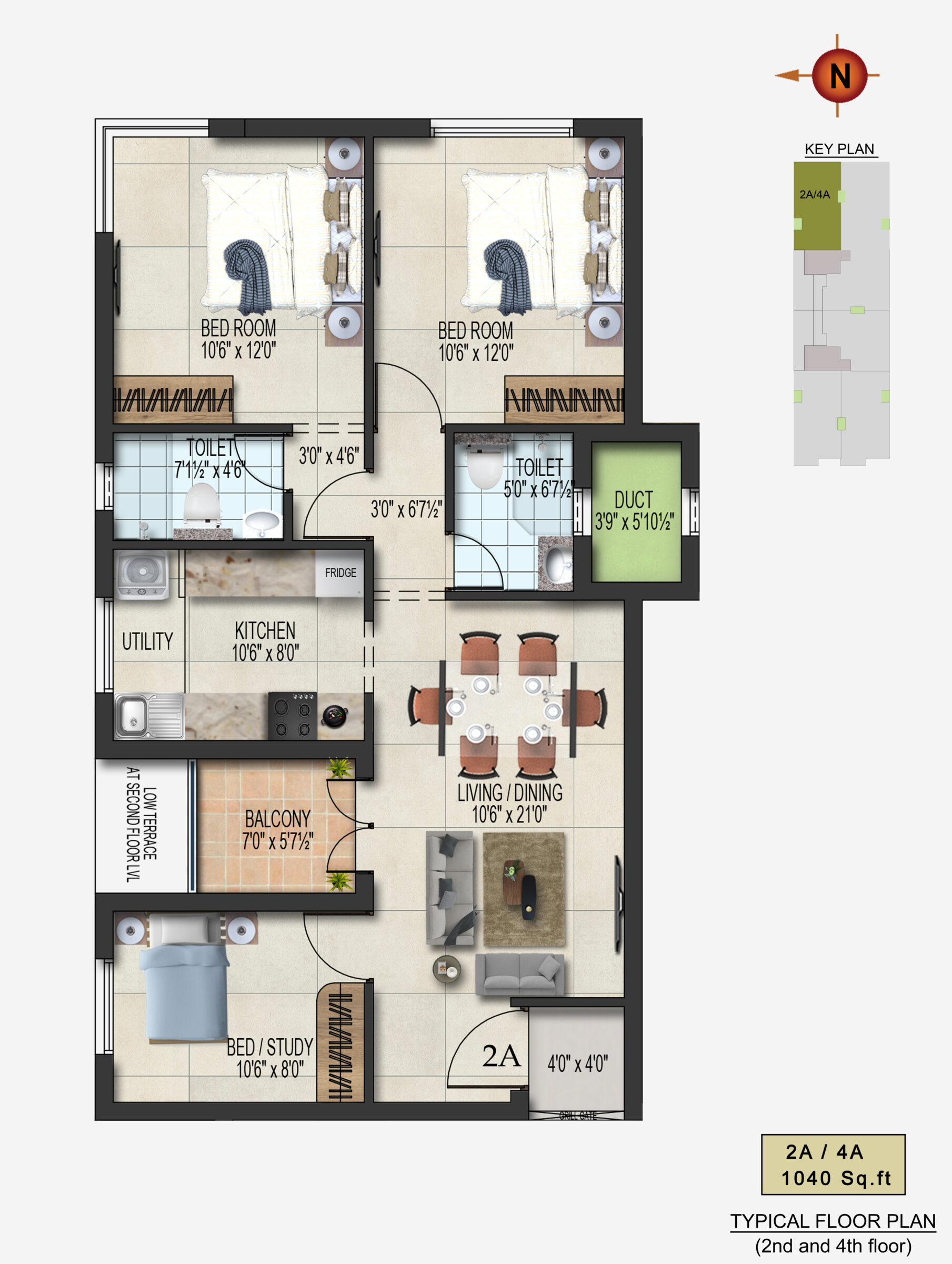 2 and 3BHK Flats for Sale in East Tambaram Blossoms from 71.5L
