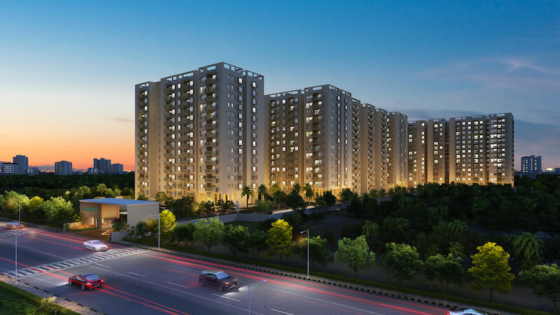 Mahendra Aarya Spacious 2 and 3 BHK Apartments in Electronic City Phase 2 Bangalore