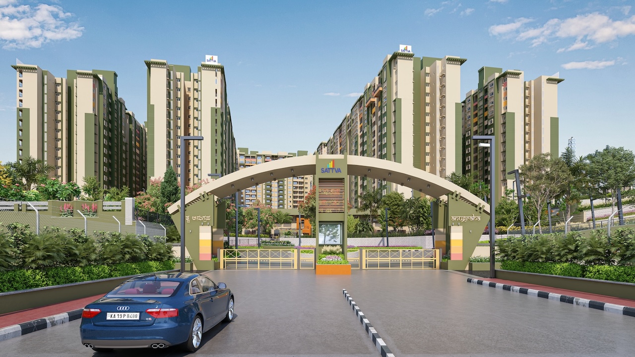 Sattva Anugraha Ready to Move 1 2 and 3 BHK Apartments in Vijayanagar Bangalore