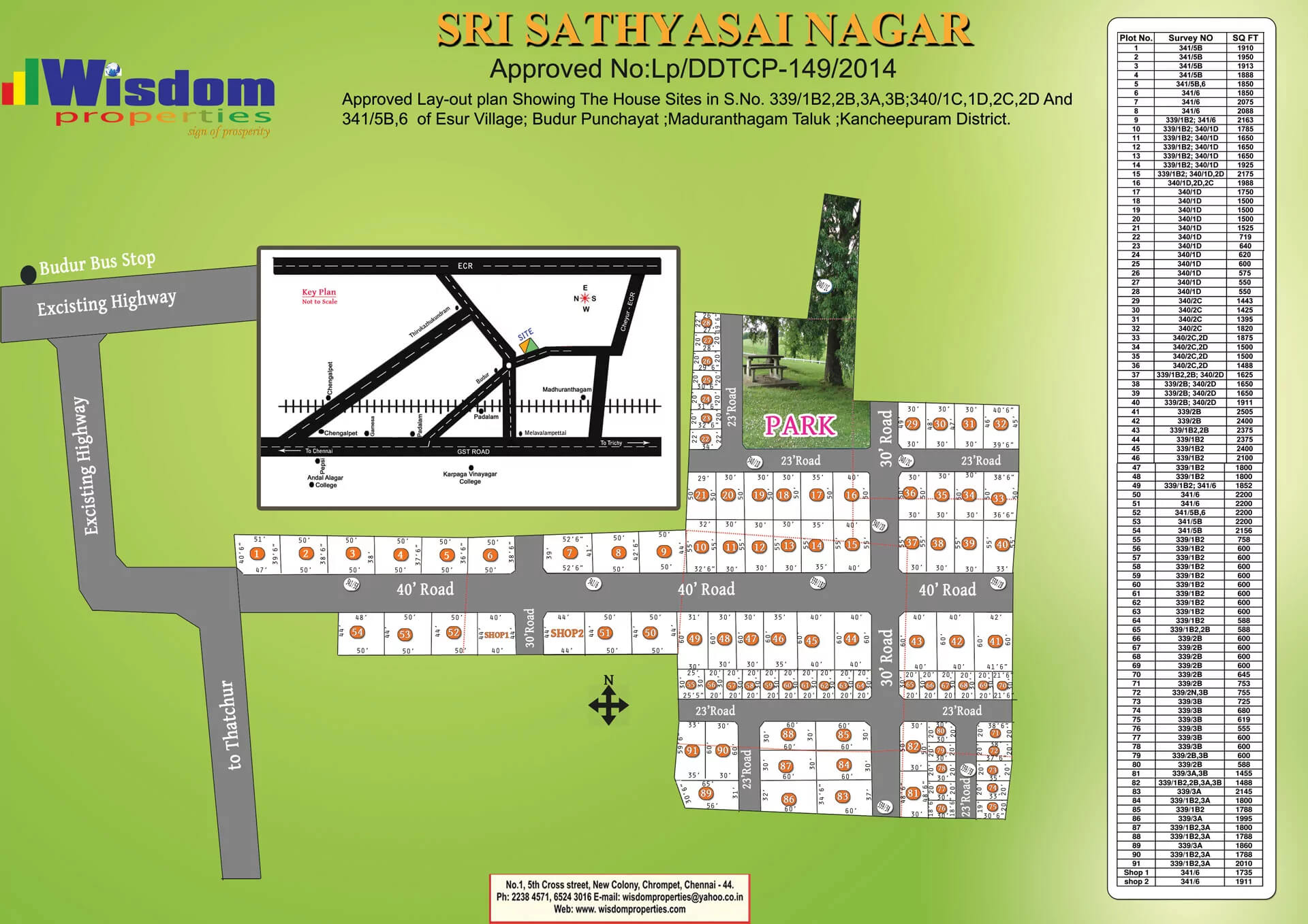 Plots for Sale in Chengalpattu – Sri Sathya Sai Nagar | Premium Gated Layout