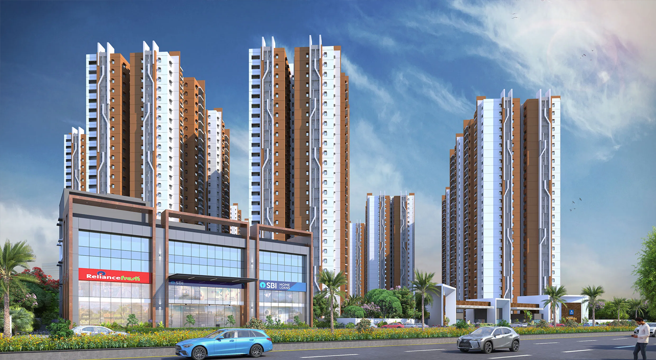 Aparna Synergy Premium 2 and 3 BHK Apartments in Nallagandla, Hyderabad