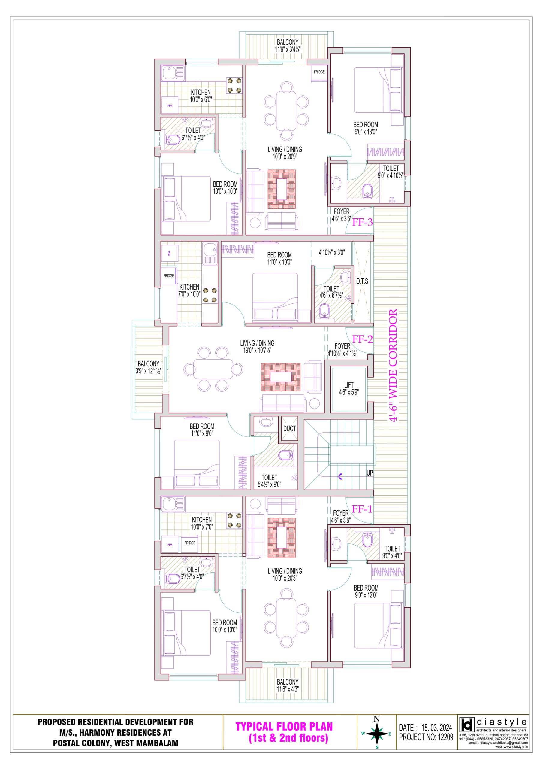 Luxury Flats for Sale in West Mambalam – Harmony Sruthi 2.64Cr