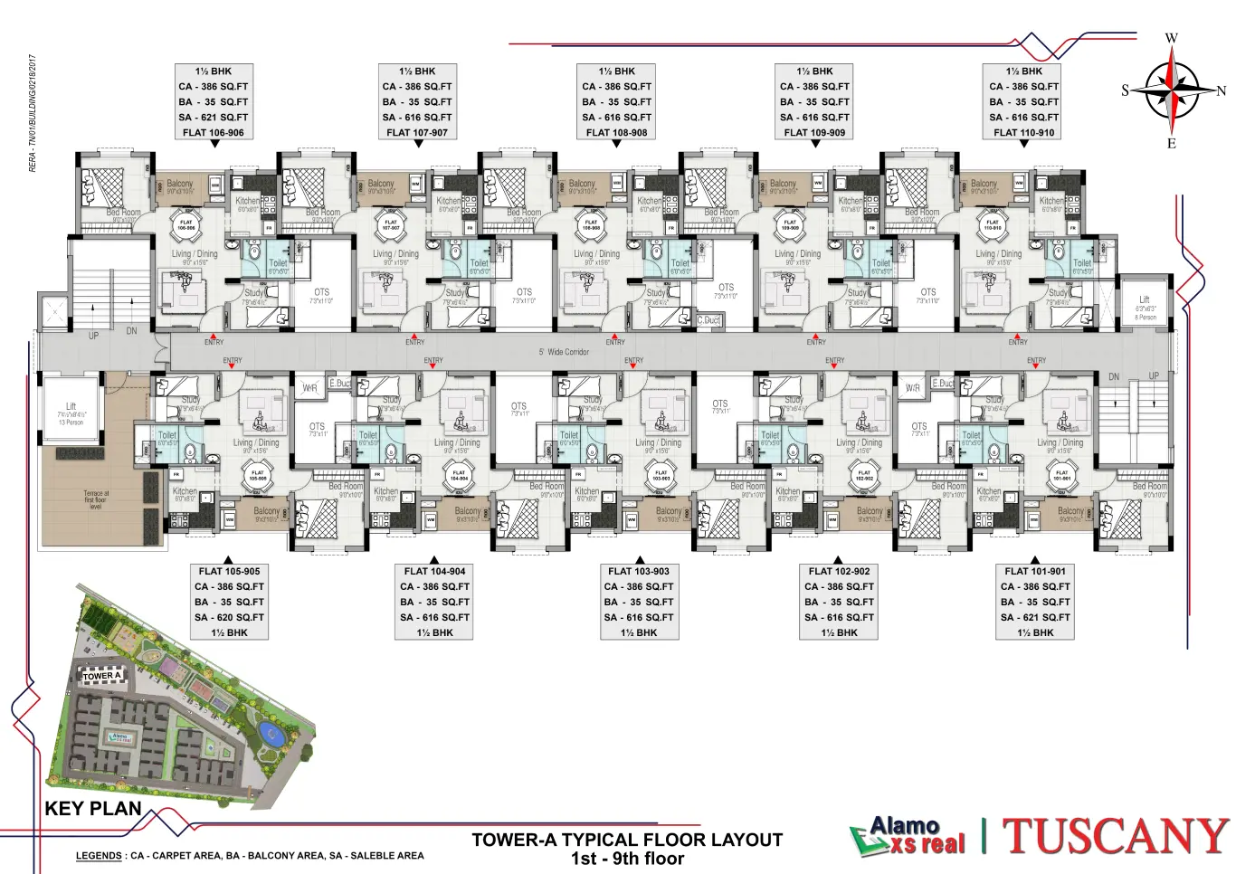 Tuscany Flats Mahindra World City 2BHK from 30L