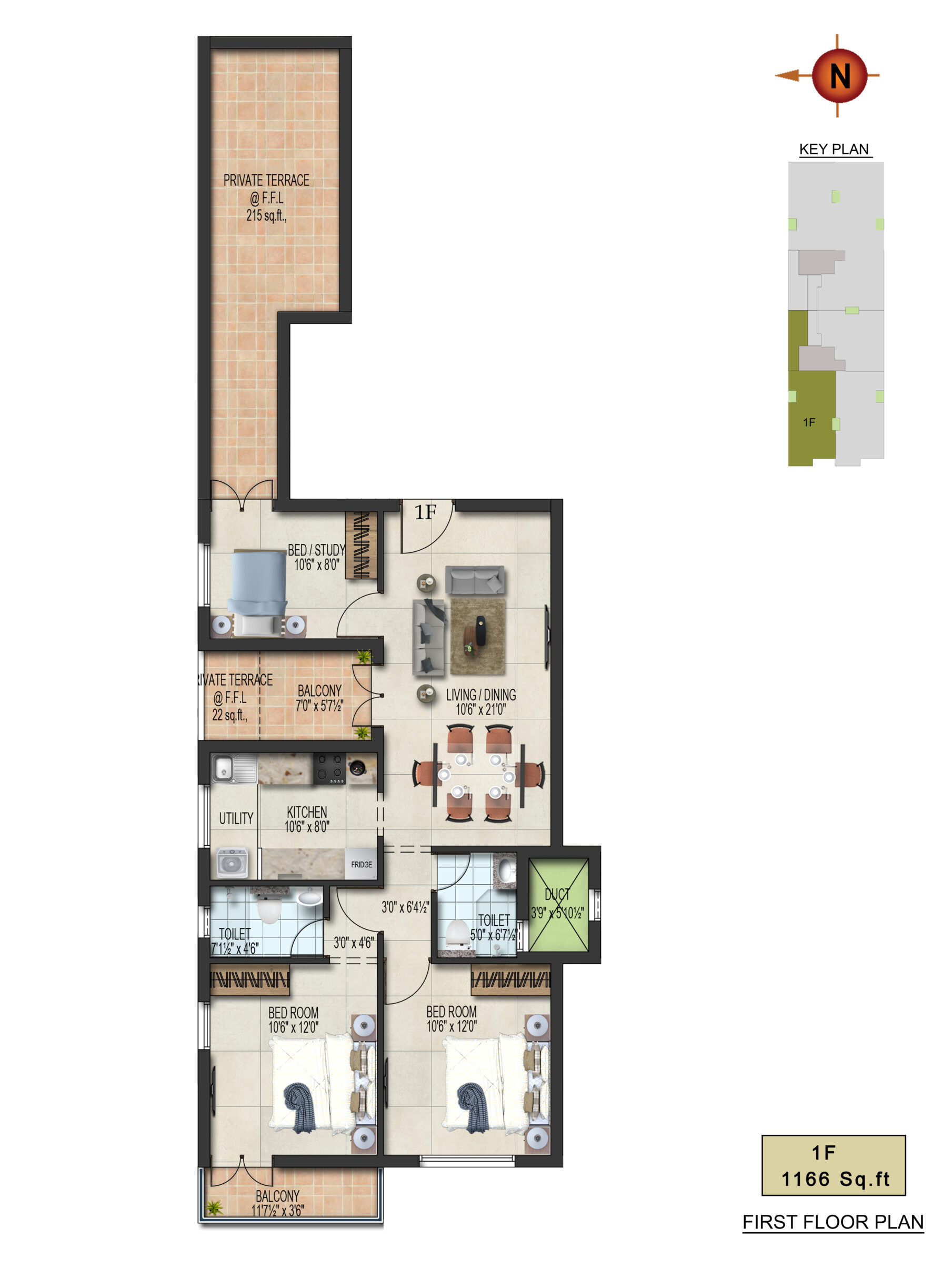2 and 3BHK Flats for Sale in East Tambaram Blossoms from 71.5L