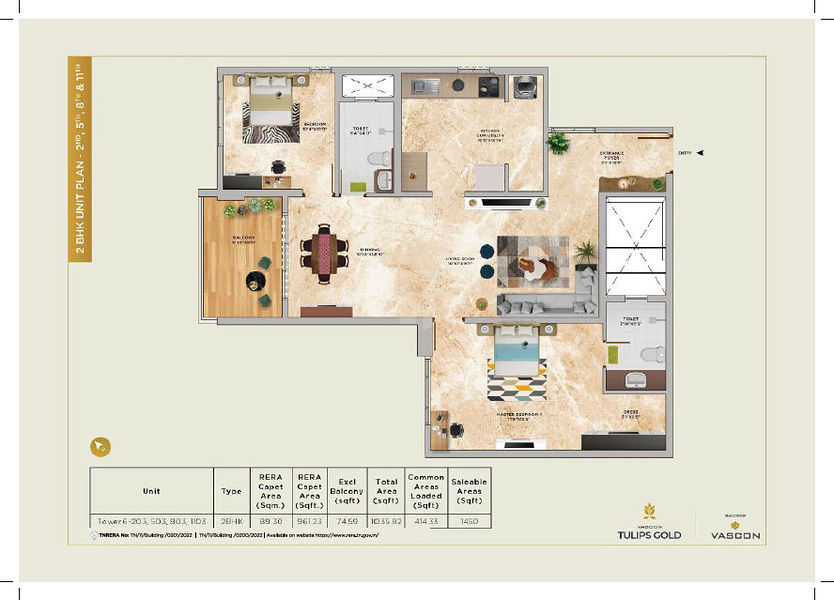 Vascon Tulips Gold Premium Apartments in Pune by Vascon Engineers