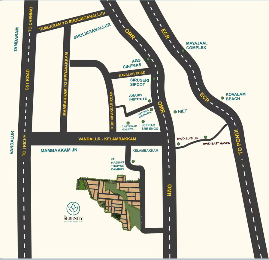 RWD Serenity Elegant Apartments for Sale in Chennai