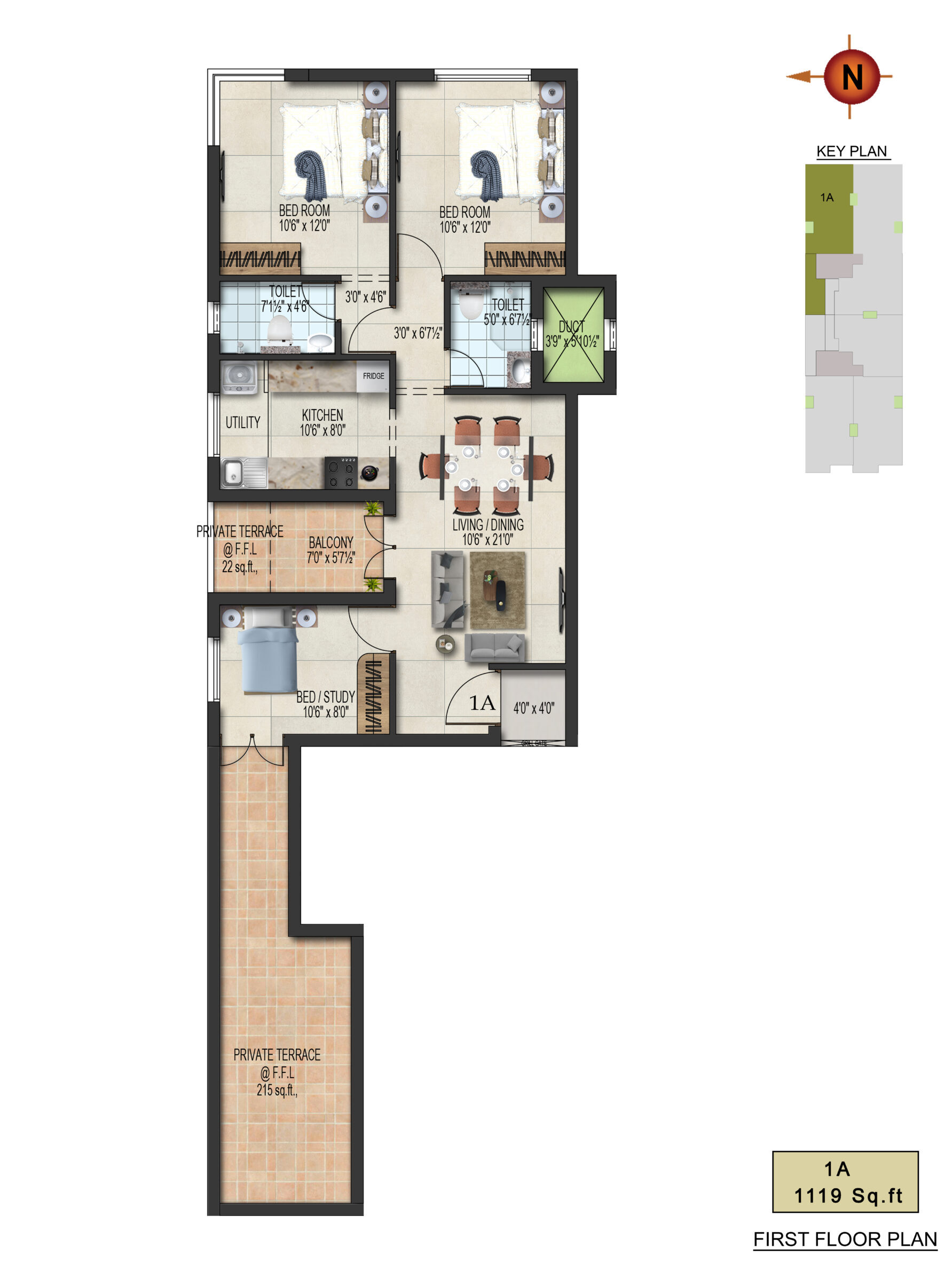 2 and 3BHK Flats for Sale in East Tambaram Blossoms from 71.5L
