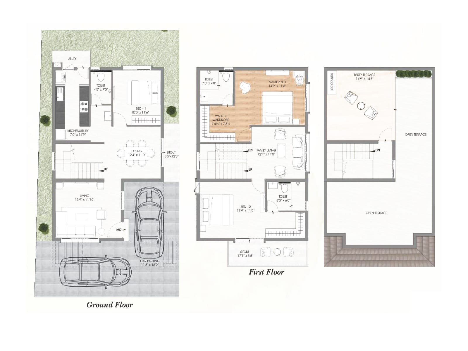 DAC Silicon Valley Navalur Luxury 3 BHK Villas for Sale in Chennai
