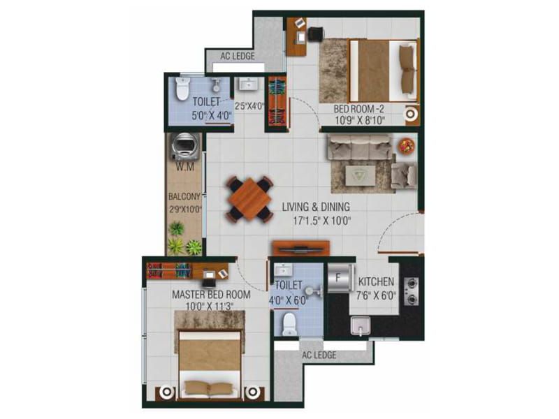 Urbanrise The World of Joy Premium 2 and 3 BHK Apartments in Siruseri, Chennai