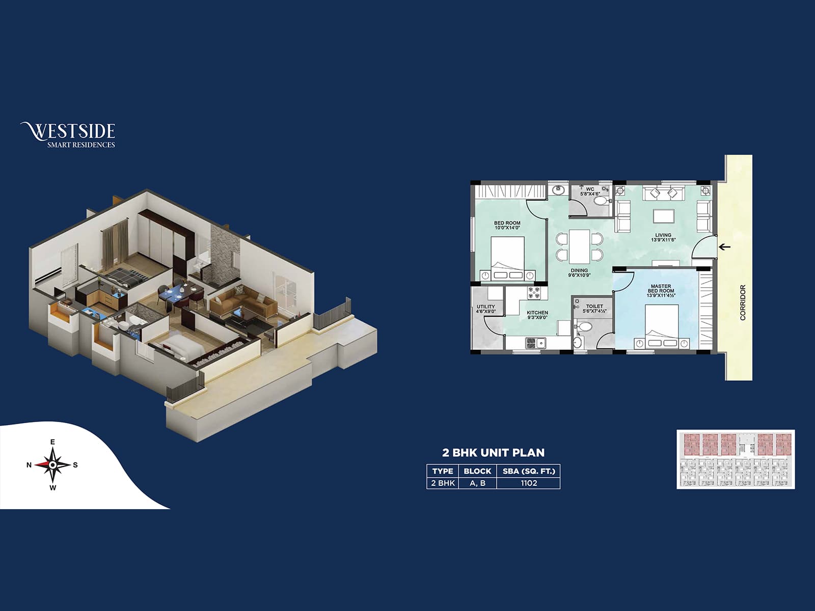 Modern 2 and 3 BHK Homes in Ramapuram Voora Westside 60 Chars