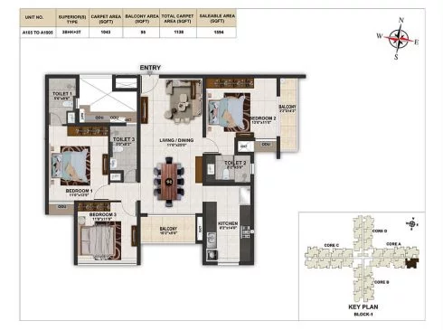 Casagrand Elinor Navalur – Luxury 2 & 3 BHK Flats Under Construction in Chennai