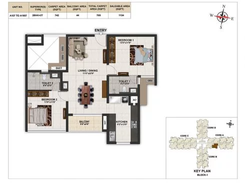 Casagrand Elinor Navalur – Luxury 2 & 3 BHK Flats Under Construction in Chennai